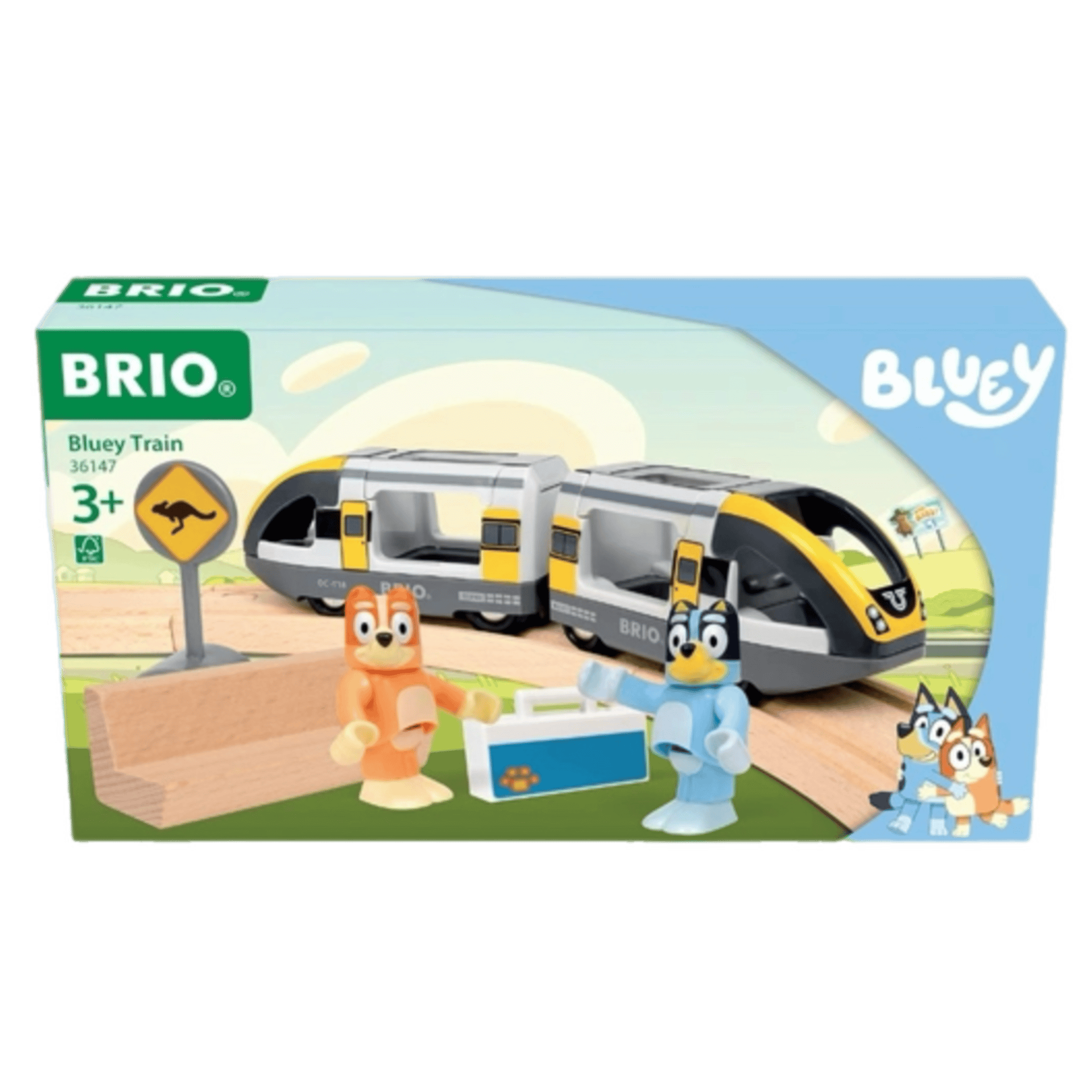 Brio 3 Plus Bluey Train