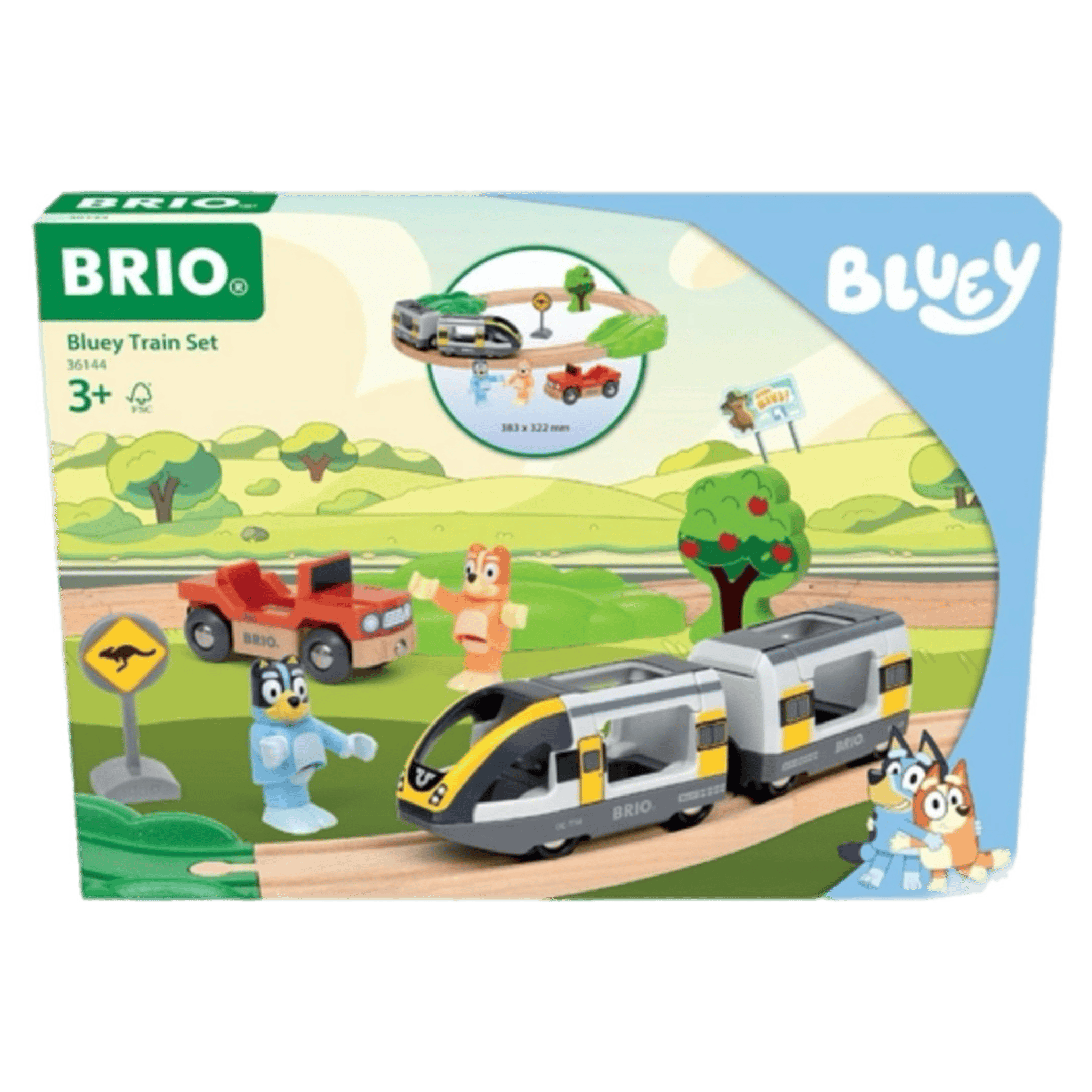 Brio 3 Plus Bluey Train Set