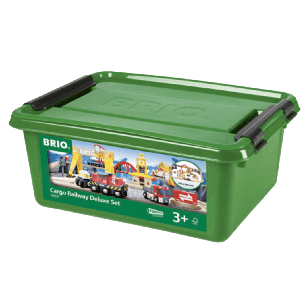 Brio 3 Plus Cargo Railway Deluxe Set
