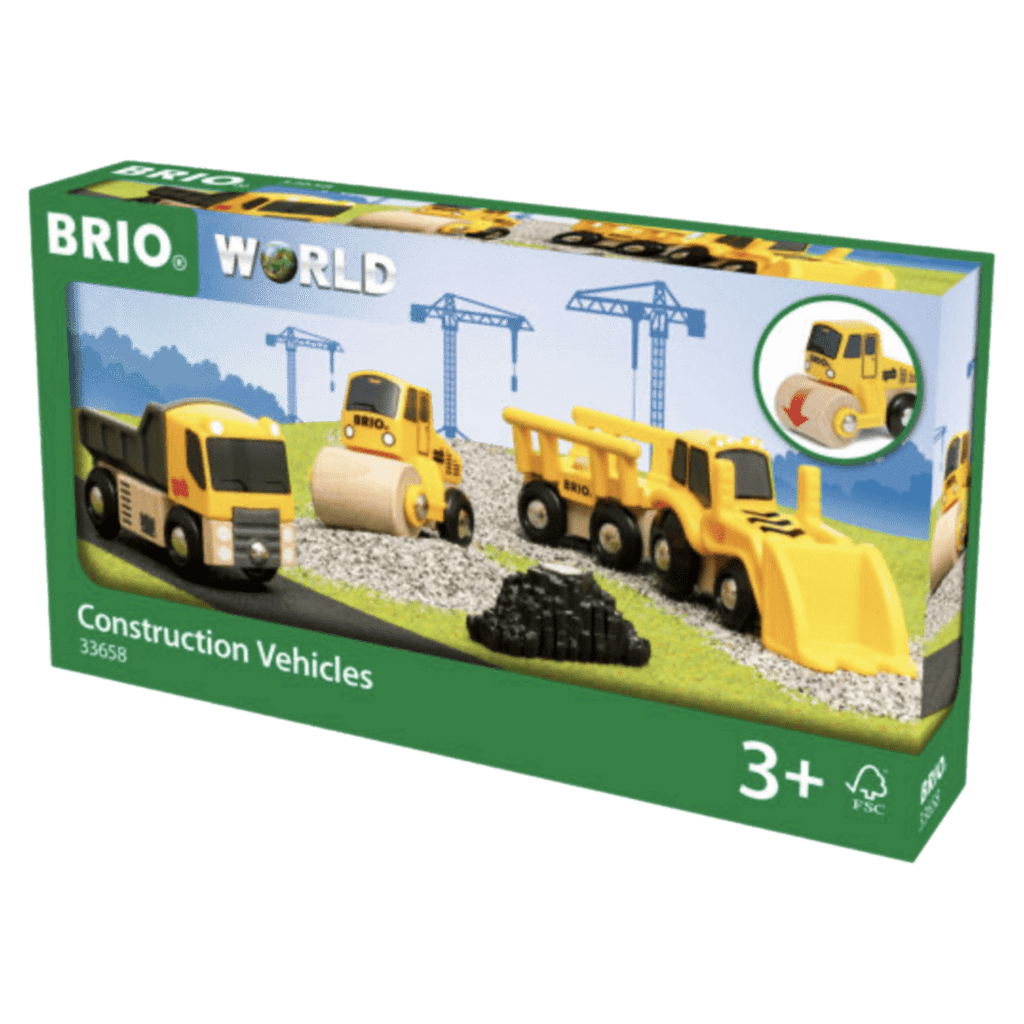 Brio 3 Plus Construction Vehicles Train