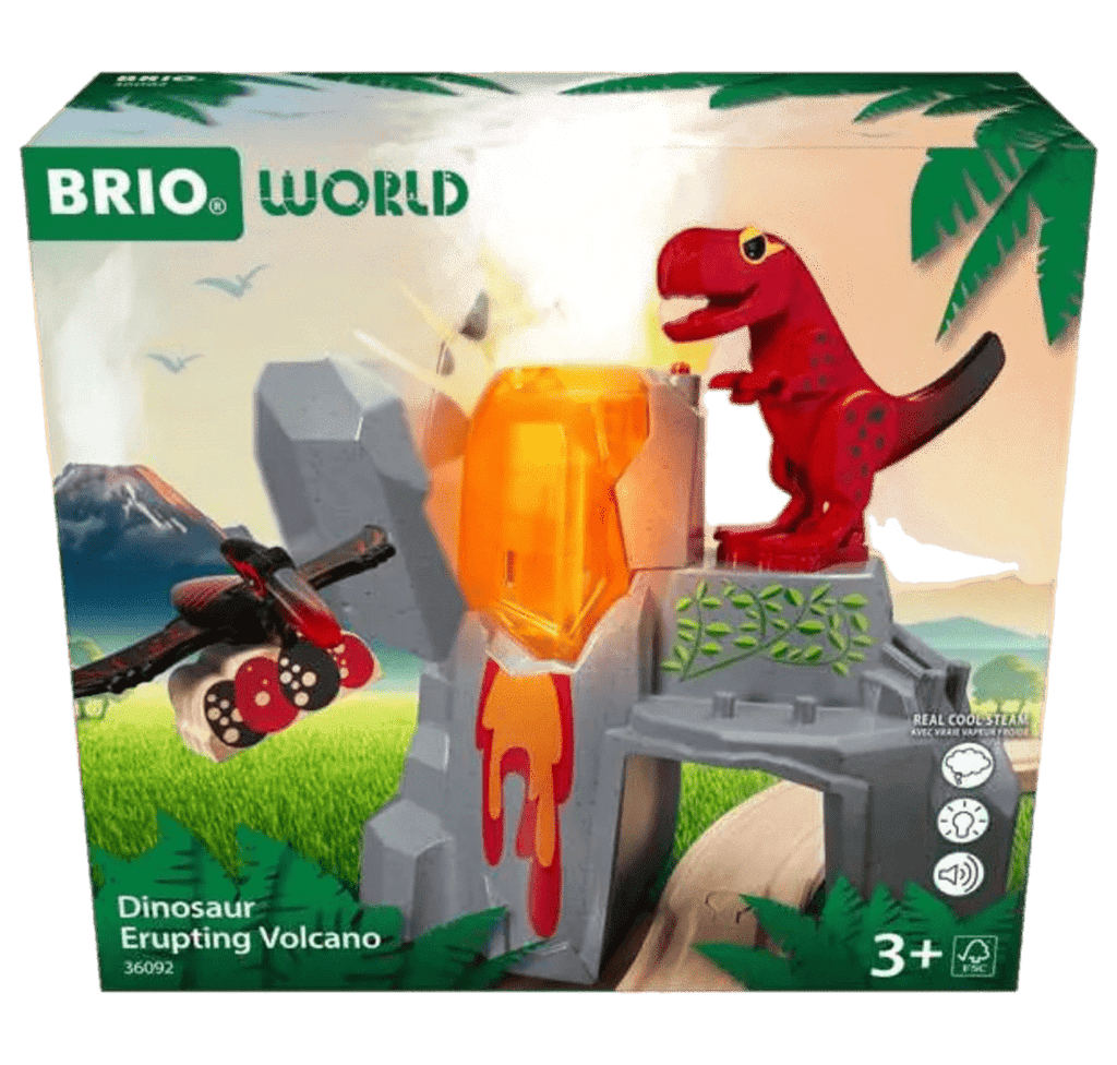 Brio 3 Plus Dinosaur Erupting Volcano