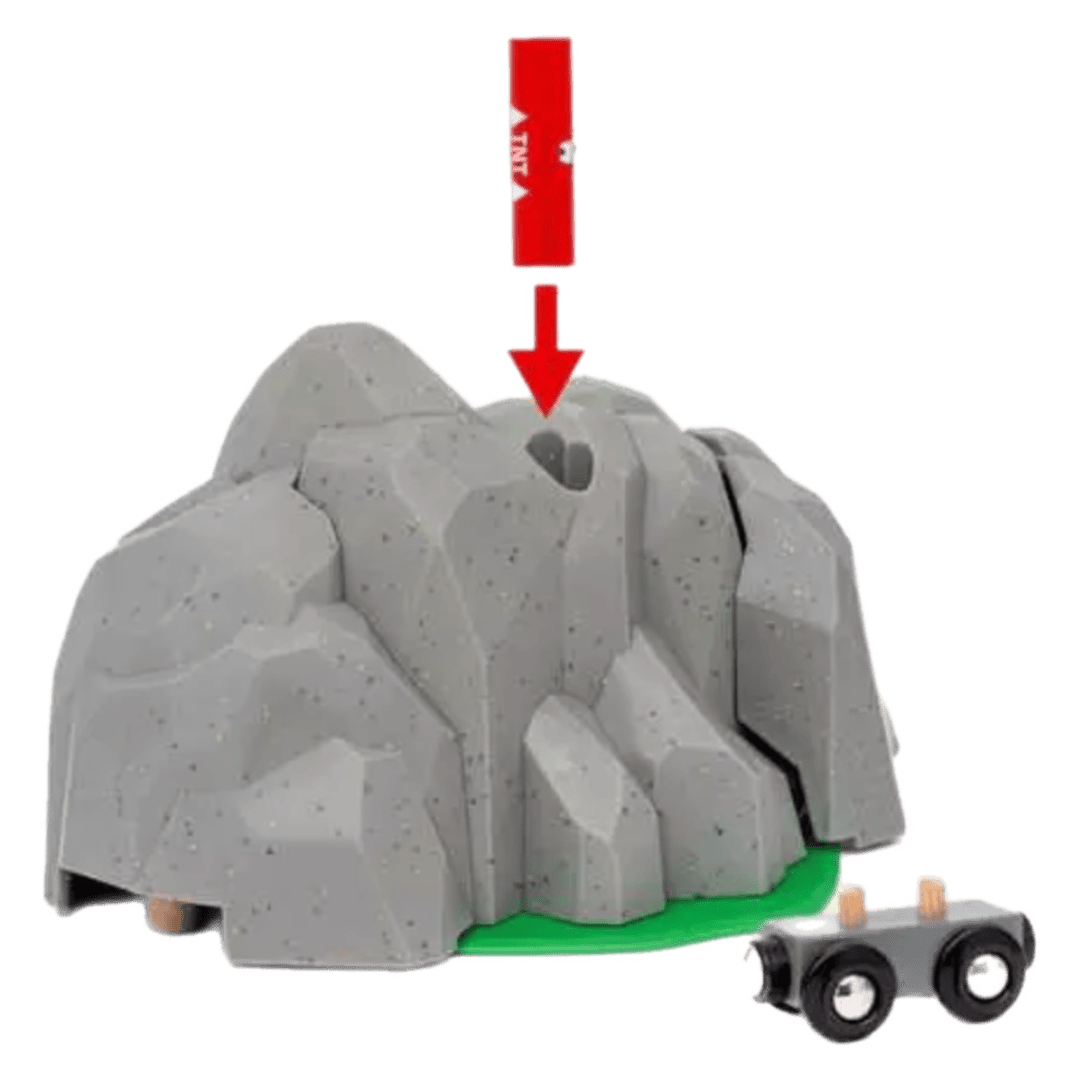 Brio 3 Plus Dynamite Mountain Tunnel