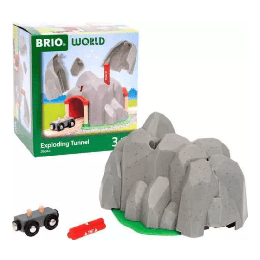 Brio 3 Plus Dynamite Mountain Tunnel
