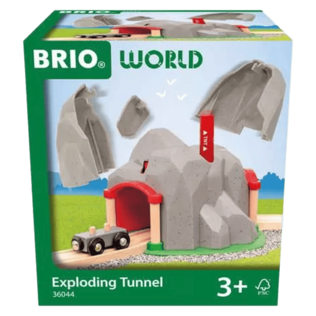 Brio 3 Plus Dynamite Mountain Tunnel