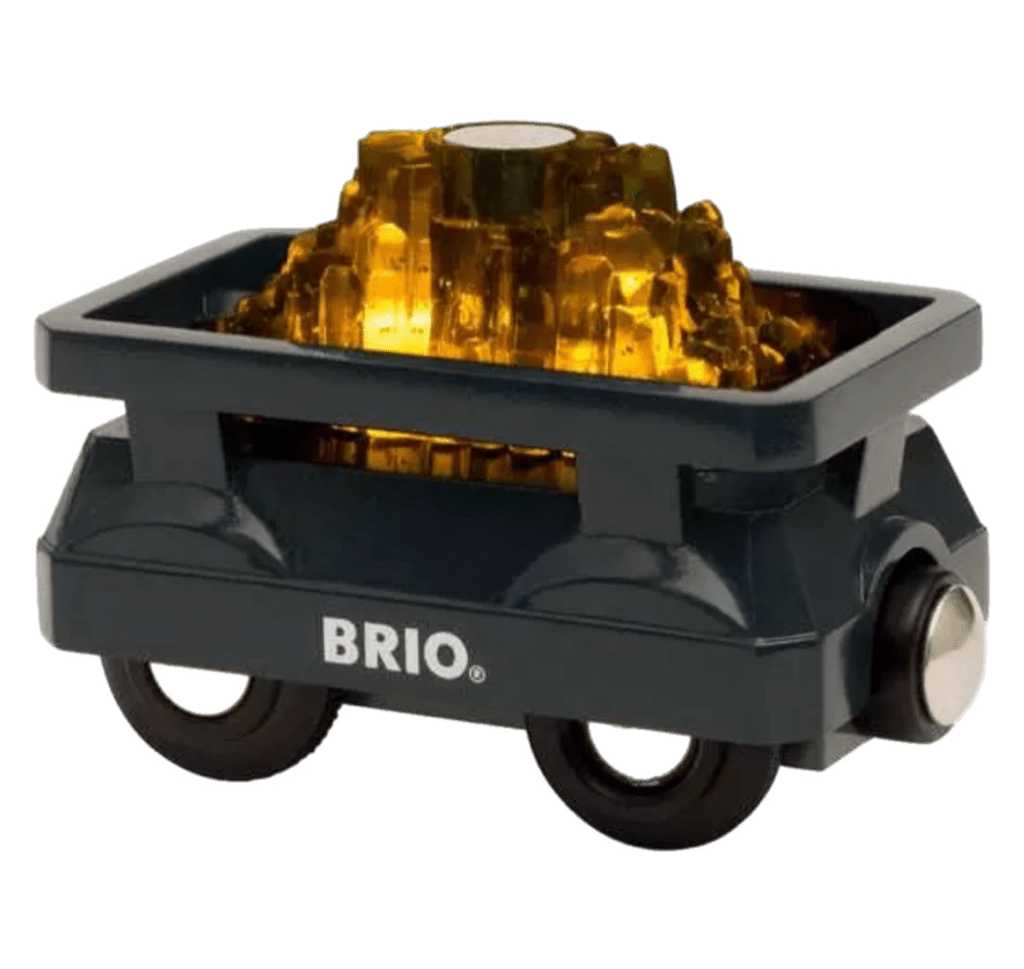 Brio 3 Plus Light Up Gold Wagon