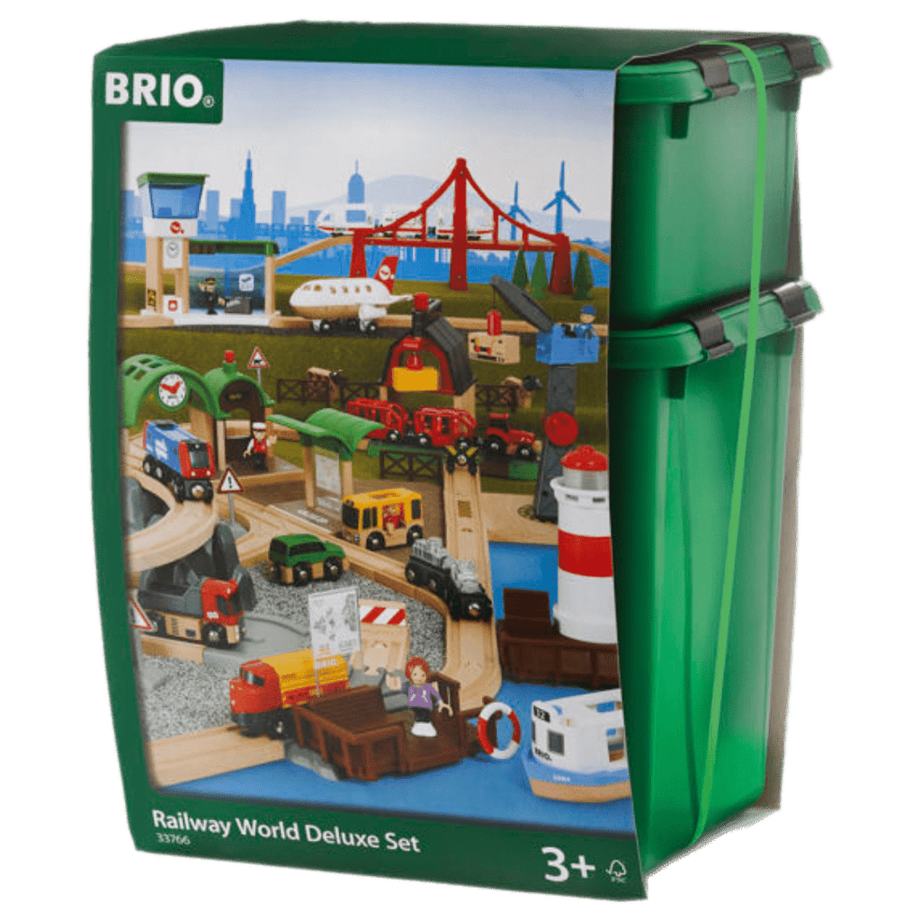 Brio 3 Plus Railway World Deluxe Set