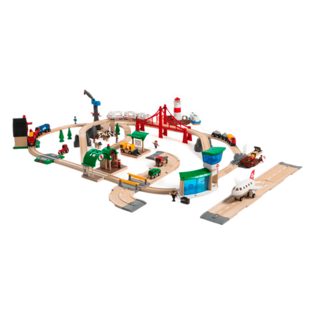 Brio 3 Plus Railway World Deluxe Set