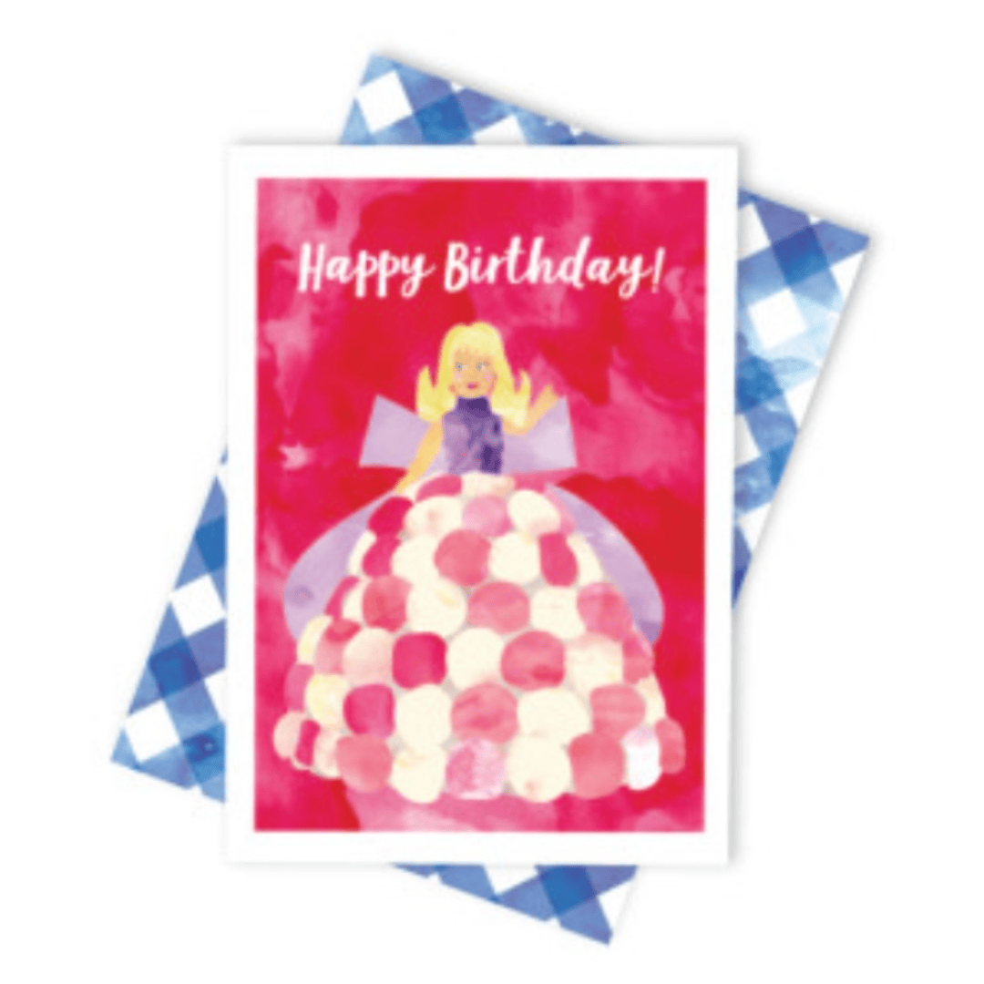 Candlebark 12 Months Plus Greeting Card - Doll Birthday Cake