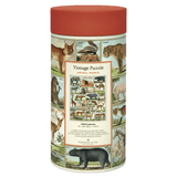 Cavallini & Co 12 Plus 1000 Pc Vintage Puzzle - Animal World
