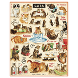 Cavallini & Co 12 Plus 1000 Pc Vintage Puzzle - Cats
