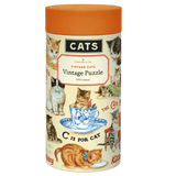 Cavallini & Co 12 Plus 1000 Pc Vintage Puzzle - Cats