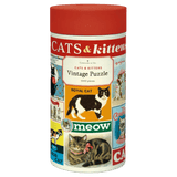 Cavallini & Co 12 Plus 1000 Pc Vintage Puzzle - Cats & Kittens