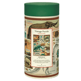 Cavallini & Co 12 Plus 1000 Pc Vintage Puzzle - Dinosaurs