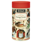Cavallini & Co 12 Plus 1000 Pc Vintage Puzzle - Dogs