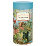 Cavallini & Co 12 Plus 1000 Pc Vintage Puzzle - World of Butterflies