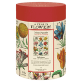 Cavallini & Co 8 Plus 240 Pc Mini Puzzle - A Year in Flowers