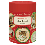 Cavallini & Co 8 Plus 240 Pc Mini Puzzle - Christmas Cat