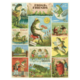 Cavallini & Co 8 Plus 240 Pc Mini Puzzle - Frogs & Friends