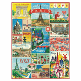 Cavallini & Co 8 Plus 240 Pc Mini Puzzle - Paris