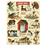 Cavallini & Co 8 Plus 240 Pc Mini Puzzle - Vintage Dogs