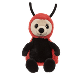 Charlie Bear Birth Plus Bear & Me - Leaf Ladybird