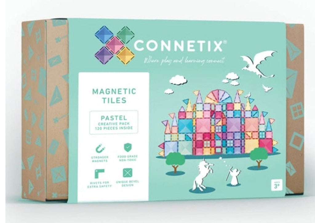 Connetix 3 Plus 120 Pc Pastel Creative Pack