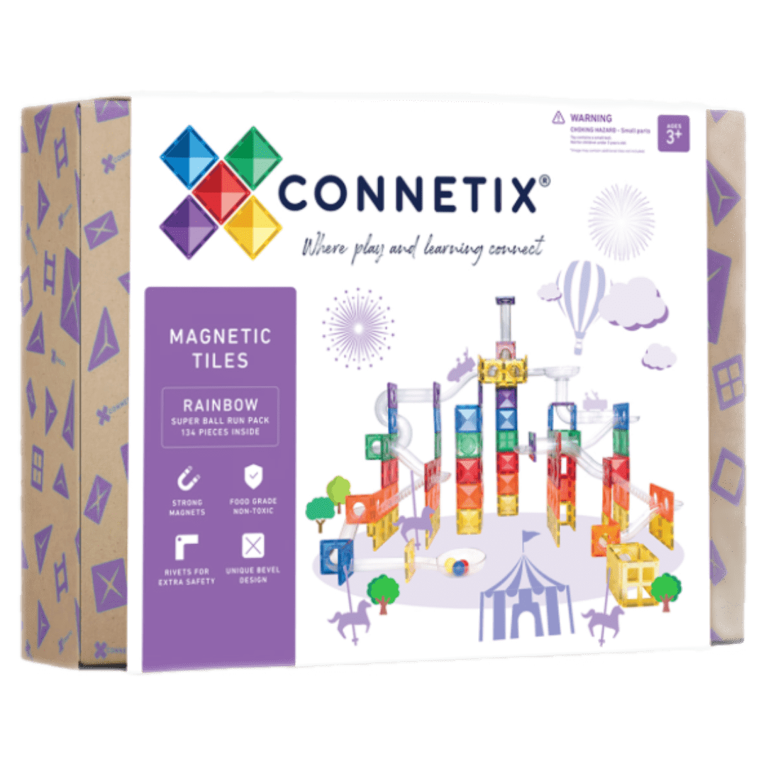 Connetix 3 Plus 134 Piece Super Ball Run Pack