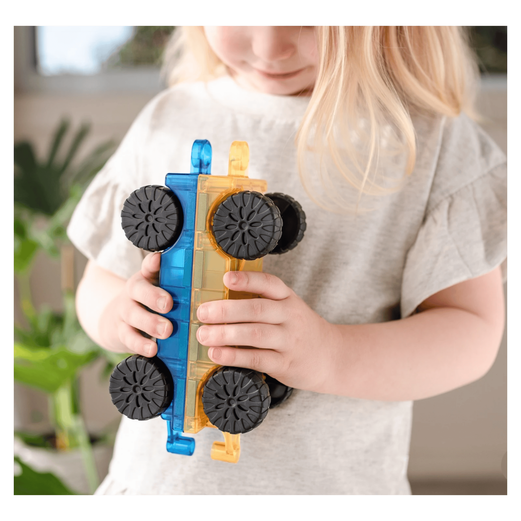 Connetix 3 Plus 2 Piece Bright Car Pack
