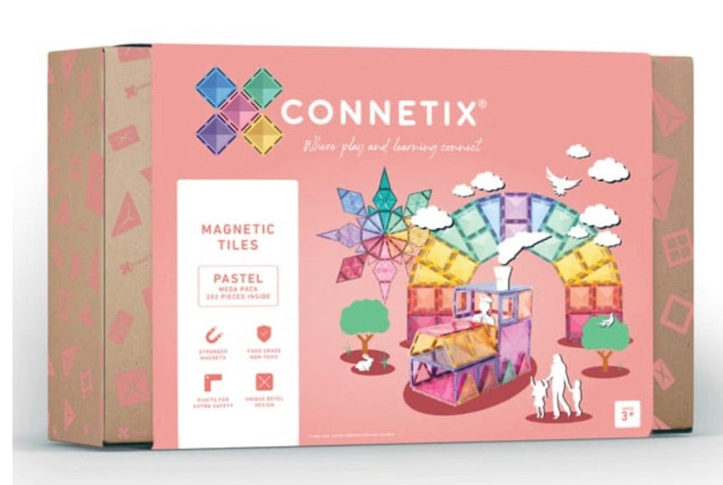Connetix 3 Plus 202 Pc Pastel Mega Pack