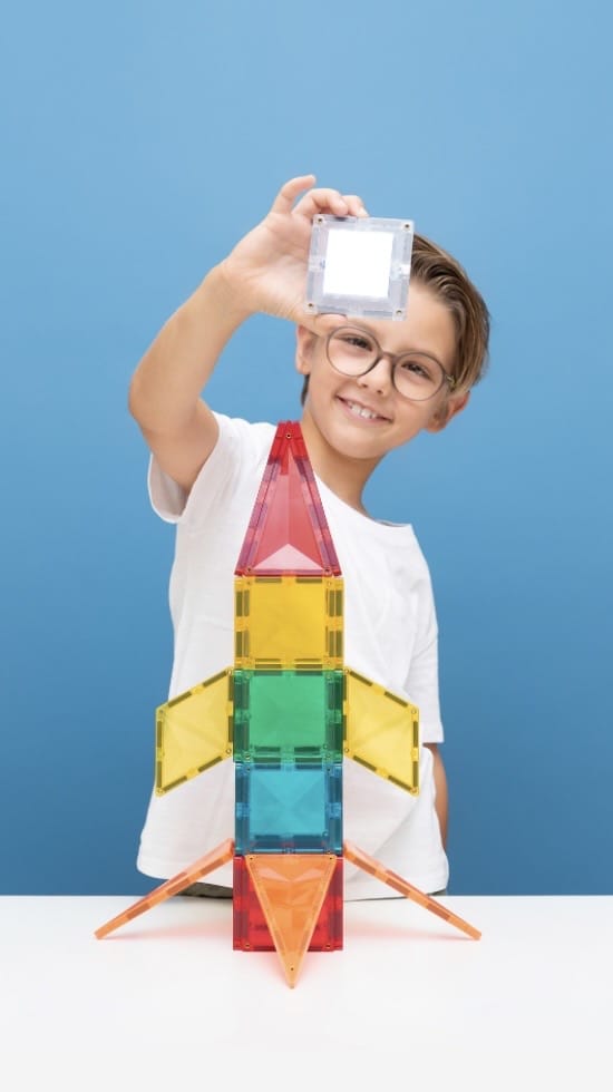 Connetix 3 Plus 30 Piece Light Rocket Pack