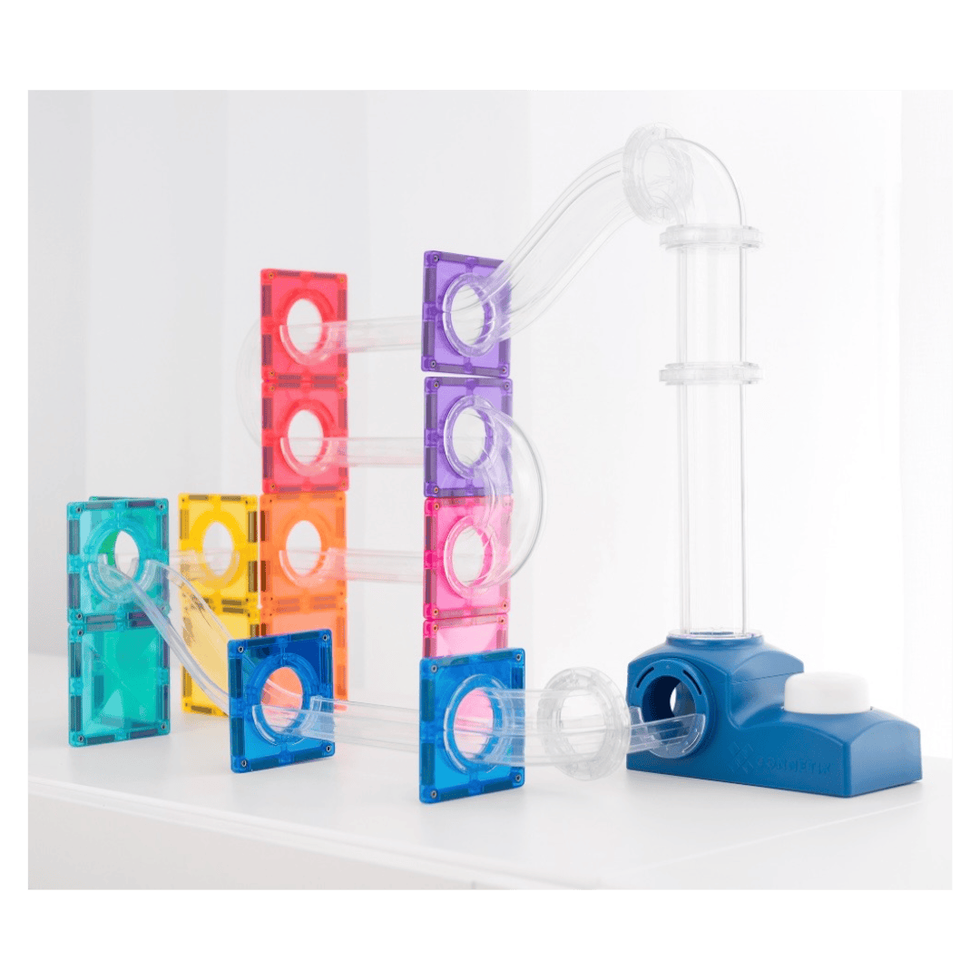 Connetix 3 Plus 47 Piece Ball Run Launcher Pack