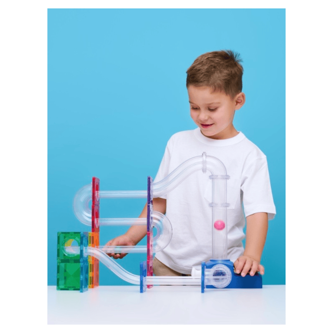 Connetix 3 Plus 47 Piece Ball Run Launcher Pack