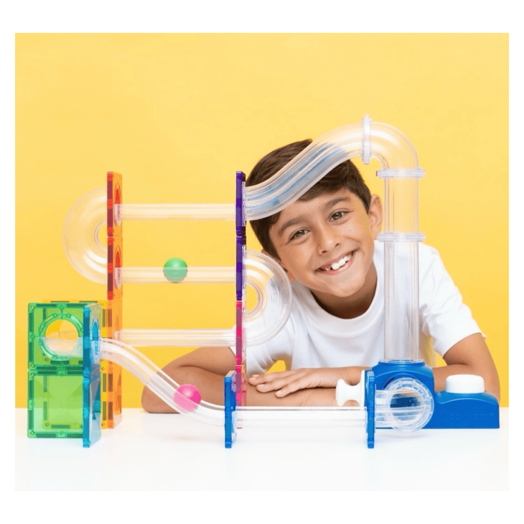 Connetix 3 Plus 47 Piece Ball Run Launcher Pack