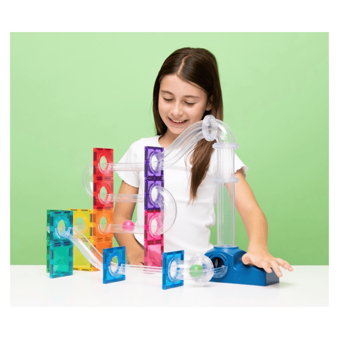 Connetix 3 Plus 47 Piece Ball Run Launcher Pack