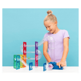 Connetix 3 Plus 47 Piece Ball Run Launcher Pack
