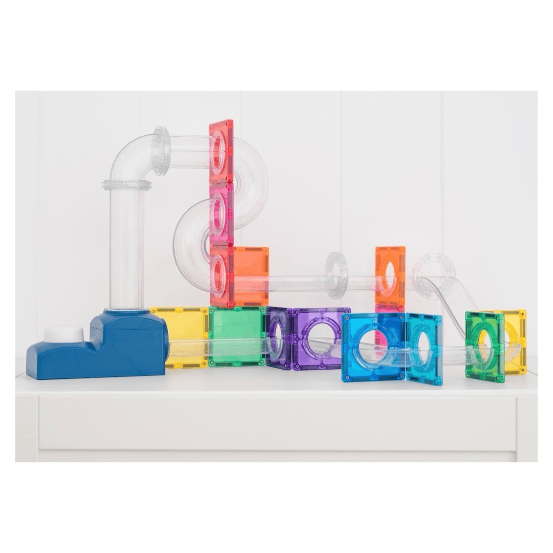 Connetix 3 Plus 47 Piece Ball Run Launcher Pack