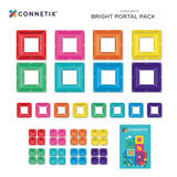 Connetix 3 Plus 48 Piece Bright Portal Pack
