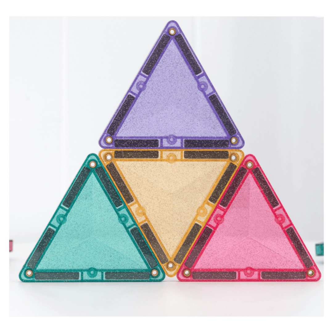 Connetix 3 Plus 48 Piece Glitter Castle Pack