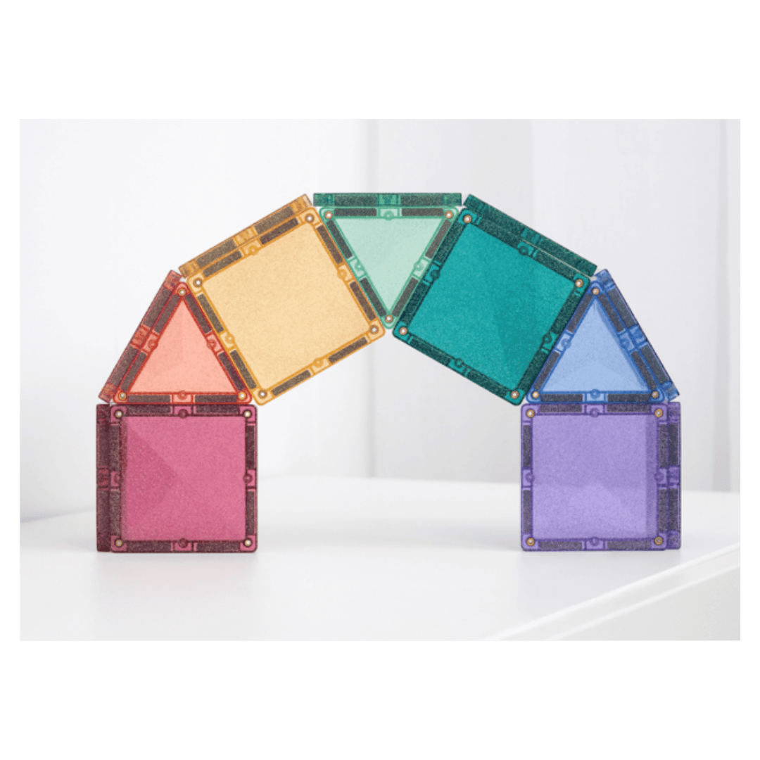 Connetix 3 Plus 48 Piece Glitter Castle Pack