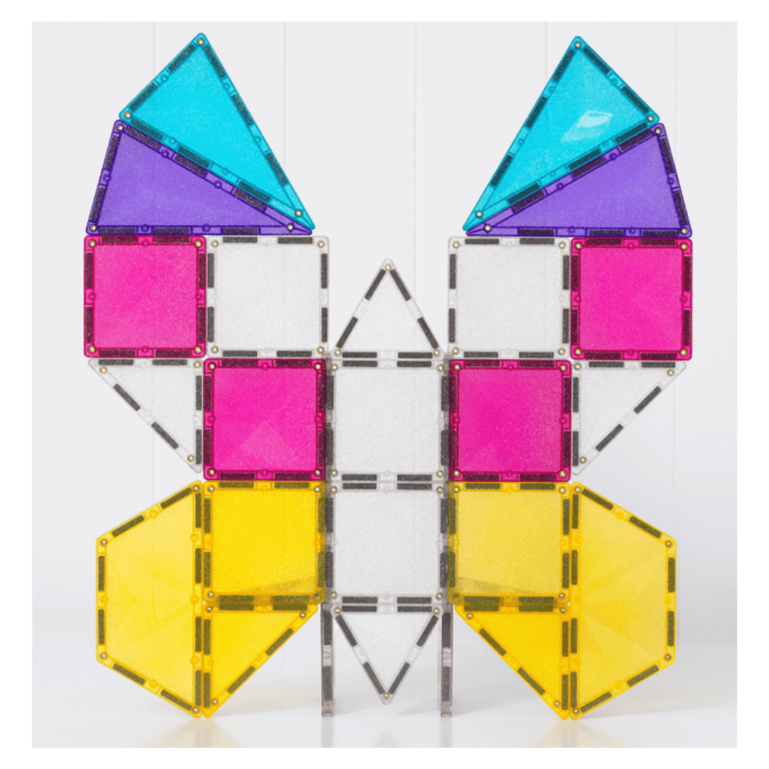 Connetix 3 Plus 56 Piece Gliiter Unicorn Pack