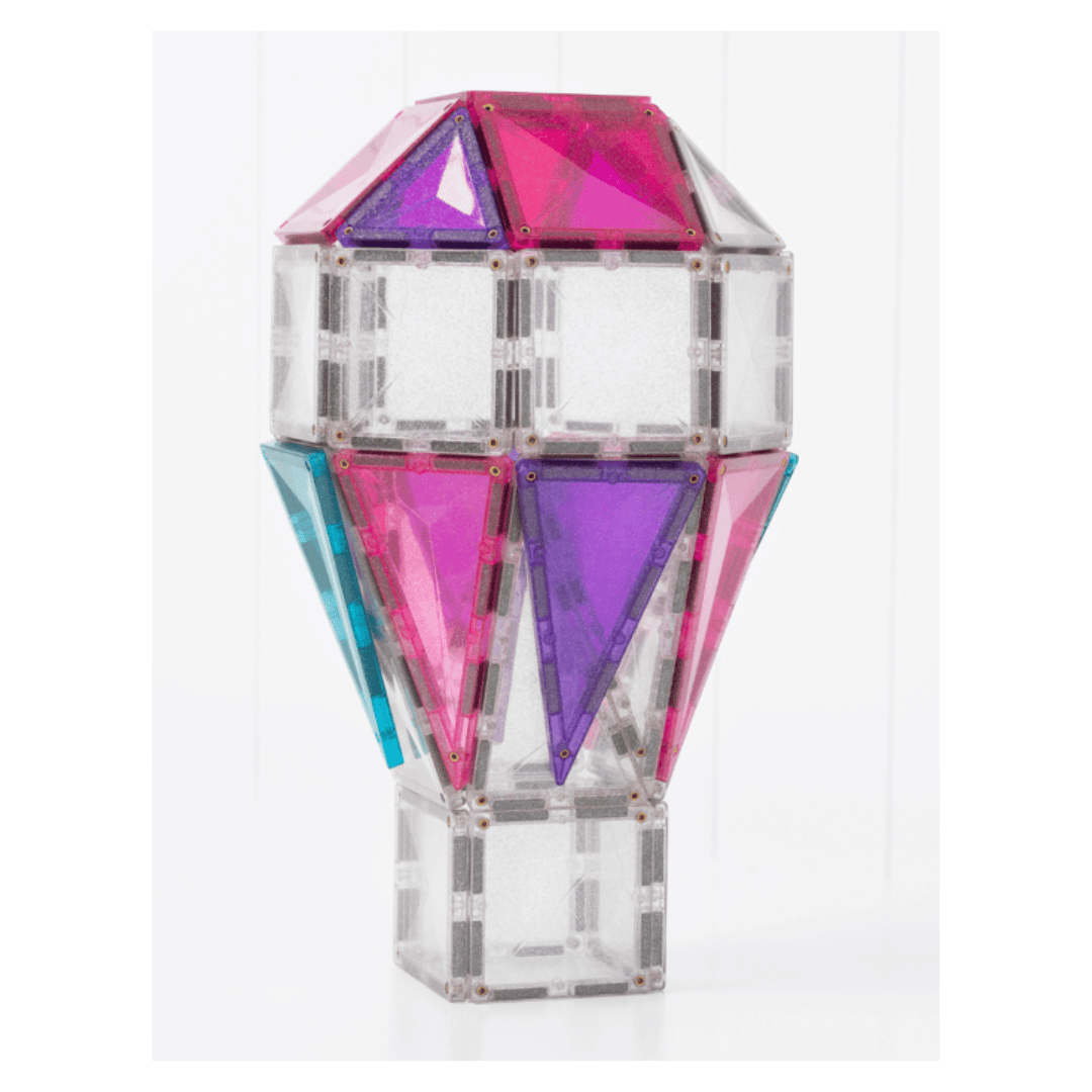 Connetix 3 Plus 56 Piece Gliiter Unicorn Pack