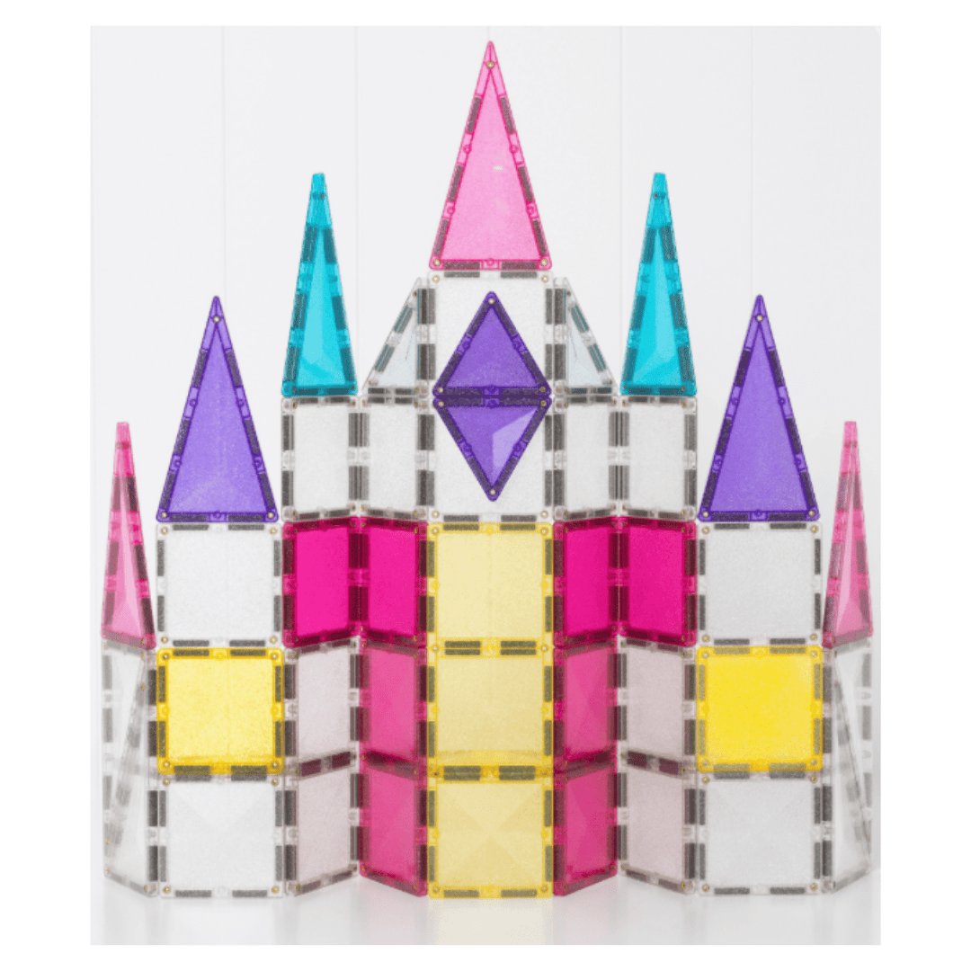 Connetix 3 Plus 56 Piece Gliiter Unicorn Pack
