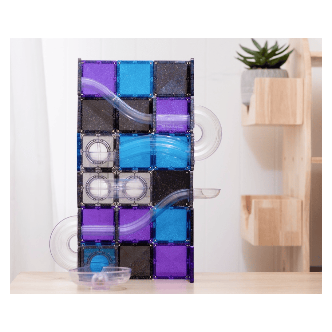 Connetix 3 Plus 61 Piece Ball Run Galaxy Pack