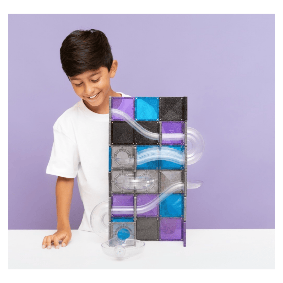 Connetix 3 Plus 61 Piece Ball Run Galaxy Pack