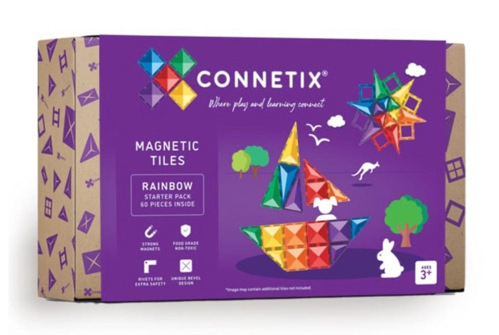 Connetix 3 Plus 62 Piece Starter Pack