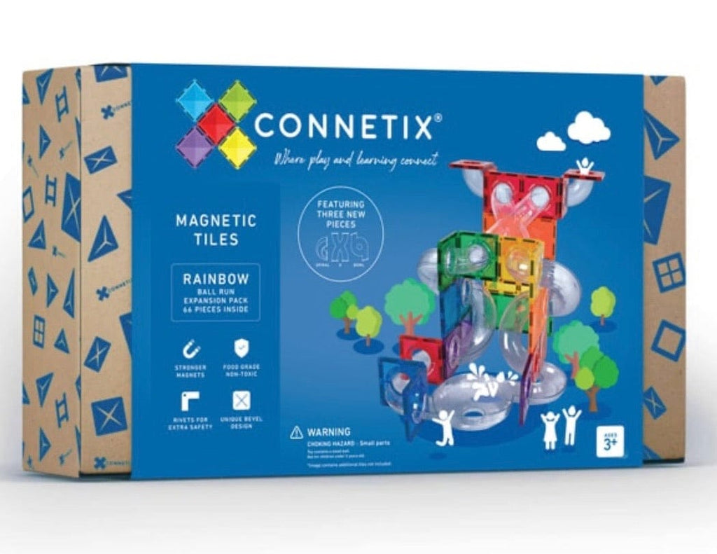 Connetix 3 Plus 66 Piece Ball Run Expansion Pack