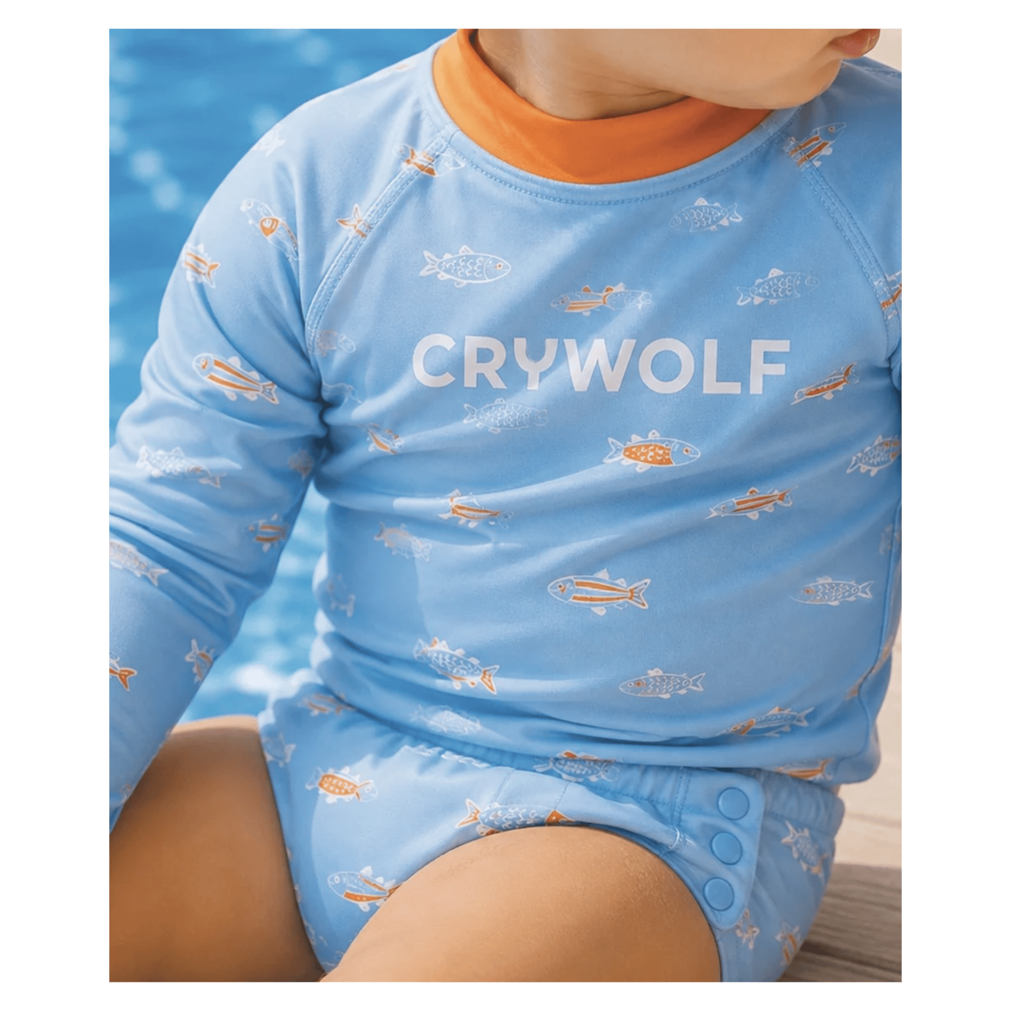 Crywolf 0-1 Year to 2-3 Years Reusable Swim Nappy - Fish School