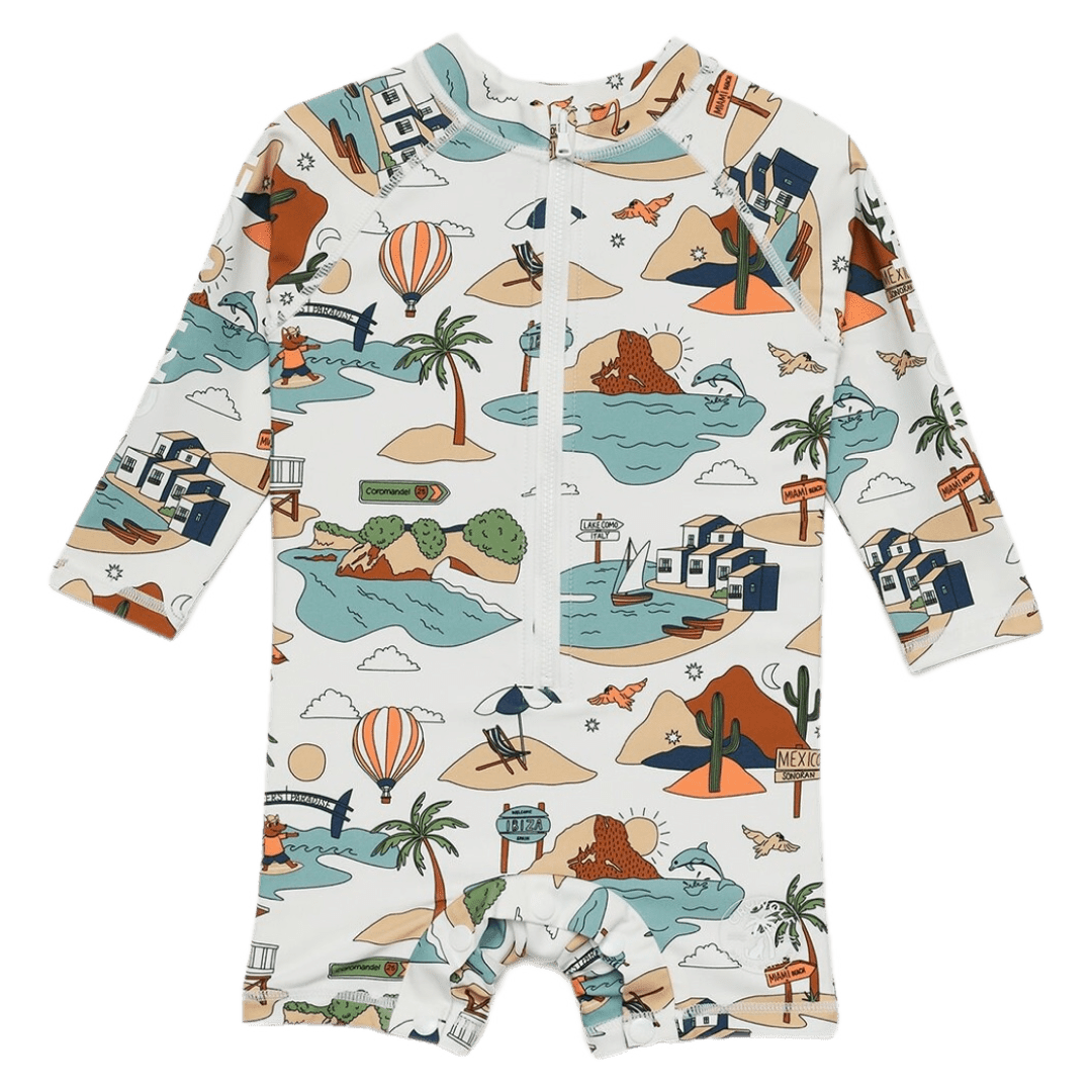 Crywolf 1 Year to 3 Years 1Y Rash Suit - Paradise
