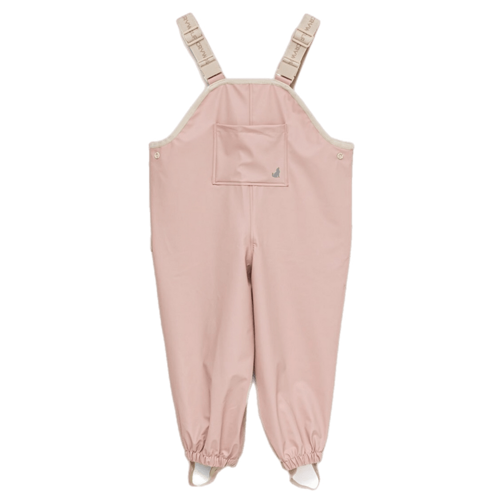 Crywolf 1 Year to 5 Years 1Y Rain Overalls - Dusty Pink