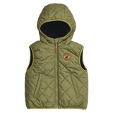 Crywolf 1 Year to 5 Years 1Y Reversible Yeti Vest - Fern/Black